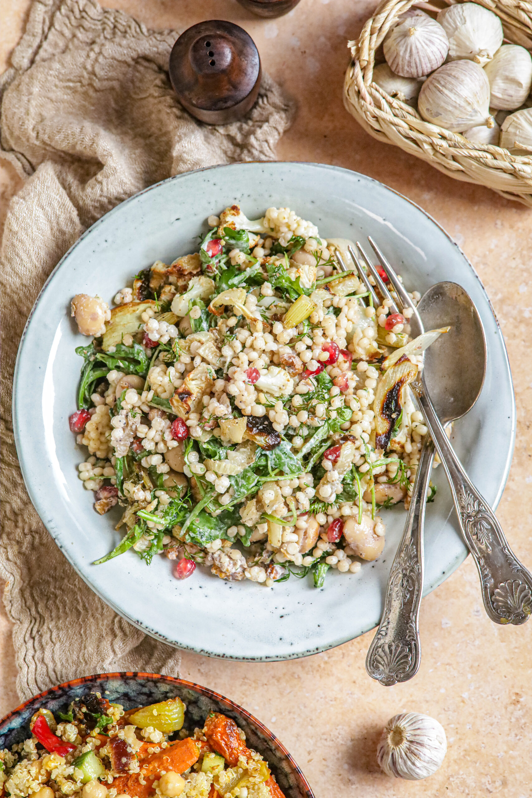 Parelcouscous Salade Met Geroosterde Bloemkool Lenna Omrani