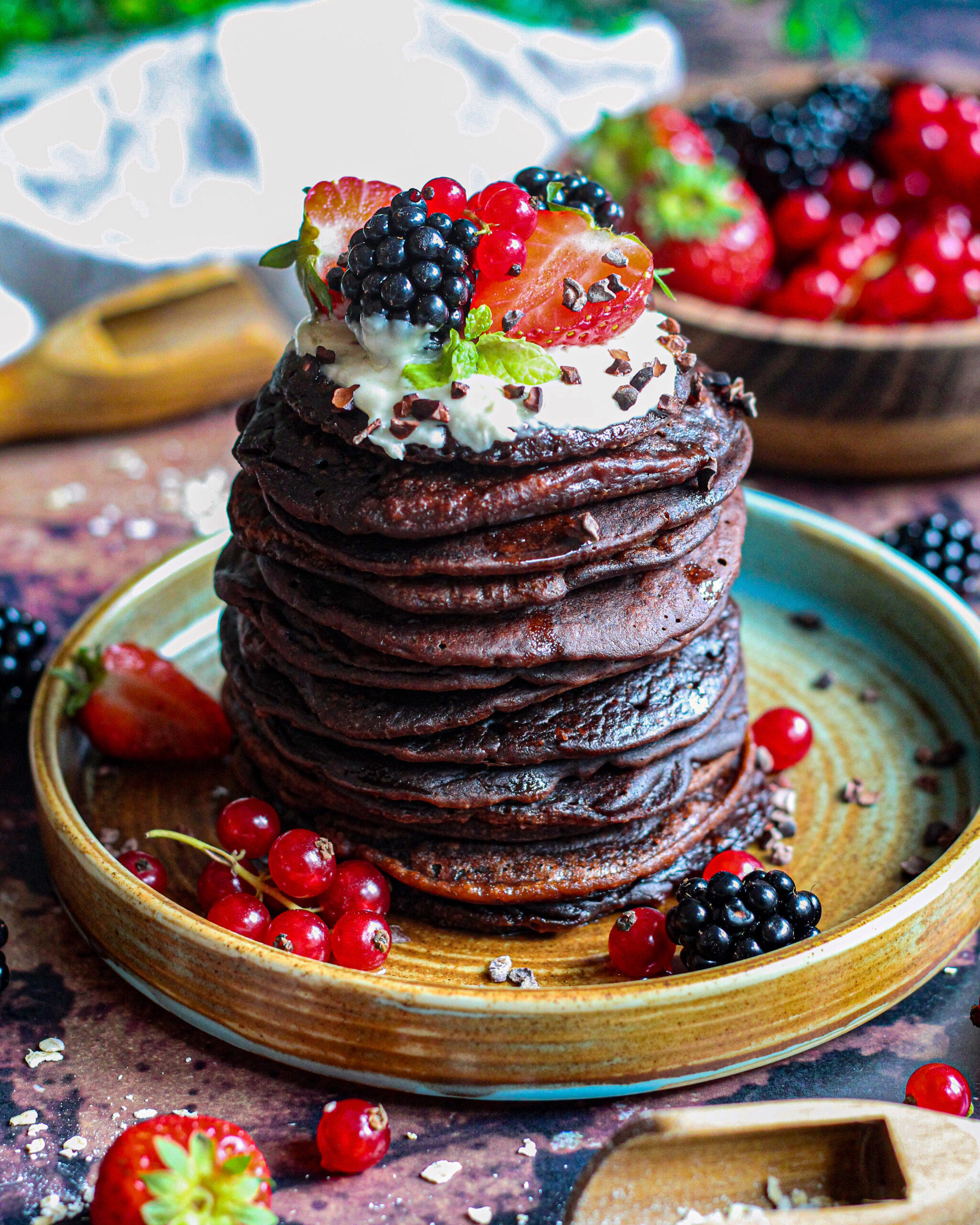 Glutenvrije Chocolade Pannenkoeken - Lenna Omrani